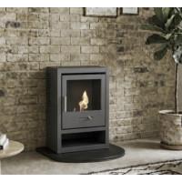 BIO ETHANOL STOVE CHARCOAL BLACK STOVE OKO1 with Hearth BIO ETHANOL STOVE CHARCOAL BLACK STOVE OKO1 with Hearth