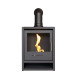 BIO ETHANOL STOVE CHARCOAL BLACK STOVE 1 with HEATH and PIPE 