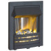 Adam Malmo Fireplace in White with Helios Electric Fire in Black, 39 Inch