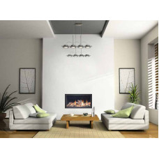 CALEDONIAN H.E. GAS FIRE Glass front Frame less