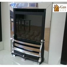 REPLACEMENT CHROME DAISY CAST IRON FRET and TRIM FRAME
